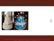 Tablet Screenshot of cakesbycremedelacreme.com